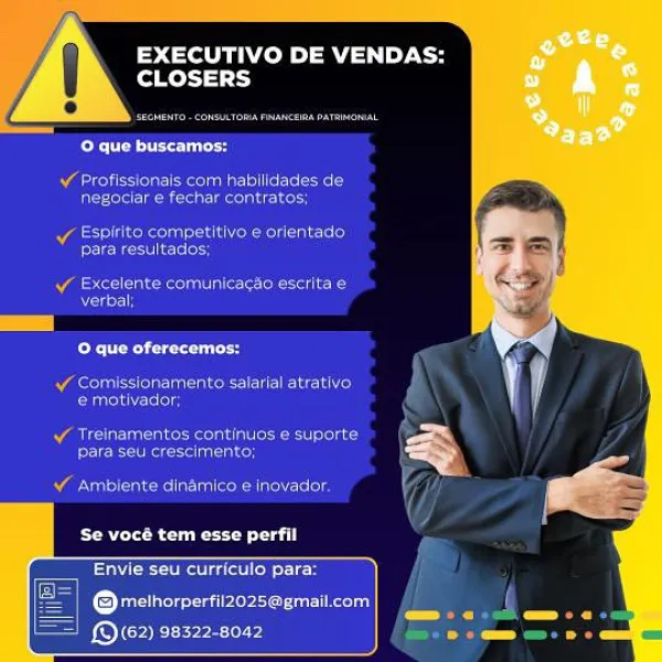 EXECUTIVO DE VENDA:
CLOSERS

 

 

CTC

Pareles een leet
ere aCe tect ey

 

ae aitera ened ac
Peete

 

po iemecua eee ei
verbal

 

Cec

Pau on eerie?
eects

Wa erecta ect
oer aed

Daerah aco agen eere

    
  

eee ail
Fearn Toa

(as
ey cra ceeraeL cs)

 
     

Pie TTC) EXECUTIVO DE VENDAS:
CLOSERS

Coe

Parca eects ee a
Rete eee cae

deka cer ae CC)
Poort

Pasco eRe eter rey

Woes
=
Cr

ecto We ec
ela

PA aria og oe rent
eee eiae

 

Reon a Re ar eal ok ANON Lele

    
      

Cee a
Saver ern

es (Tegra lor rol taney

VOY Eyre ey EXECUTIVO DE VENDA:
CLOSERS

 

ROCCO ETE

Rare srene eRecun elel ecco
eer glee ecto

Waar eke ea cs
Perri

Pas eae orgie
Rese

SS
Ces r

Paccn re Gmc?
ern es

PA aaa cen ane kt sen
forte ence acas

Daerah Mean io see

 
  
  
  

SR ncn al

   
    

See van Ned
Co ager) ta oa)

= (62) 98322-8042 . EXECUTIVO DE VENDA:
CLOSERS

 

CoCo ag

BAe ea Reale een
Ros Moa eaiC eo

fee Ueno ose oR Ree)
Poconos

ea iN Reo Ne kere

Noa
=
CS

Pee el ct Ted
Tela

¥...