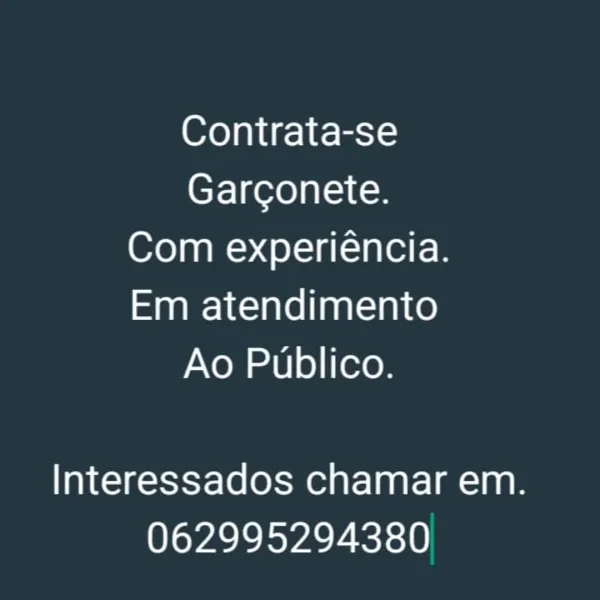Contrata-se
Garconete.
Com experiencia.
Em atendimento
Ao Publico.

Interessados chamar em.
062995294380 Oe aie-lt-st=
Garconete.
Com experiéncia.
Em atendimento
Ao Publico.

Interessados chamar em.
062995294380 Contrata-se
Garconete.
Com experiencia.
Em atendimento
Ao Publico.

Interessados chamar em.
062995294380 Orel a lira e-bst=
Garconete.
Com experiéncia.
Em atendimento
Ao Publico.

Interessados chamar em.
062995294380 Contrata-se
Garconete.
Com experiéncia.
Em atendimento
Ao Publico.

Interessados chamar em.
062995294380 Ore) a teat ast=
Garconete.
Com experiéncia.
Em atendimento
Ao Publico.

Interessados chamar em.
062995294380 Cfo ahagel icici
Garconete.
Com experiéncia.
Em atendimento
Ao Publico.

Interessados chamar em.
062995294380 Contrata-se
Garconete.
Com experiéncia.
Em atendimento
Ao Publico.

Interessados chamar em.
062995294380 Orel ah igeltclesi=
Garconete.
Com experiencia.
Em atendimento
Ao Publico.

Interessados chamar em.
062995294380 Contrata-se
Garconete.
Co...
