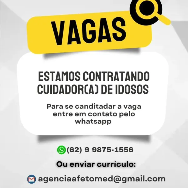 VAGAS

ESTAMOS CONTRATANDO
CUIDADORCA) DE IDOSOS

Para se canditadar a vaga
entre em contato pelo
whatsapp

vwm rn
©(62) 9 9875-1556
Ou enviar curriculo:

© agenciaafetomed@gmail.com VAGAS

ESTAMOS CONTRATANDO
CUIDADORCA) DE IDOSOS

Para se canditadar a vaga
entre em contato pelo
whatsapp

Ve ae
@(62) 9 9875-1556

Ou enviar curriculo:

© agenciaafetomed@gmail.com VAGAS

ESTAMOS CONTRATANDO
CUIDADORCA) DE IDOSOS

Para se canditadar a vaga
entre em contato pelo
whatsapp

me" |
©(62) 9 9875-1556

Ou enviar curriculo:

© agenciaafetomed@gmail.com VAGAS

ESTAMOS CONTRATANDO
CUIDADORCA) DE IDOSOS

Para se canditadar a vaga
entre em contato pelo
whatsapp

aeE"" e
@©(62) 9 9875-1556

Ou enviar curriculo:

© agenciaafetomed@gmail.com VAGAS

ESTAMOS CONTRATANDO
CUIDADORCA) DE IDOSOS

Para se canditadar a vaga
entre em contato pelo
whatsapp

eS" ee
©(62) 9 9875-1556

Ou enviar curriculo:

© agenciaafetomed@gmail.com VAGAS

ESTAMOS CONTRATANDO
CUIDADORCA) DE IDOSOS

Para se canditadar a vaga
en...