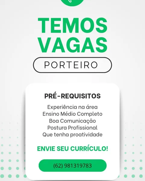 TEMOS
VAGAS

PRE-REQUISITOS

Experiéncia na drea
Ensino Médio Completo
Boa Comunicagao
Postura Profissional
Que tenha proatividade

ENVIE SEU CURRICULO!

@®e@e es 4 @ @ @ TEMOS
VAGAS

PRE-REQUISITOS

Experiéncia na Grea
Ensino Médio Completo
Boa Comunicagdo
Postura Profissional
Que tenha proatividade

ENVIE SEU CURRICULO! » @

@® &

TEMOS
VAGAS

PRE-REQUISITOS

Experiéncia na Grea
Ensino Médio Completo
Boa Comunicagao
Postura Profissional
Que tenha proatividade

ENVIE SEU CURRICULO!

4 ®

e@ @ TEMOS
VAGAS

PRE-REQUISITOS

Experiéncia na drea
Ensino Médio Completo
Boa Comunicagdo
Postura Profissional
Que tenha proatividade

ENVIE SEU CURRICULO! @

@

TEMOS
VAGAS

PRE-REQUISITOS

Experiéncia na Grea
Ensino Médio Completo
Boa Comunicagdo
Postura Profissional
Que tenha proatividade

ENVIE SEU CURRICULO! TEMOS
VAGAS

PRE-REQUISITOS

Experiéncia na drea
Ensino Médio Completo
Boa Comunicagdo
Postura Profissional
Que tenha proatividade

ENVIE SEU CURRICULO! TEMOS
VAGAS

PRE-REQUISITOS

Expe...