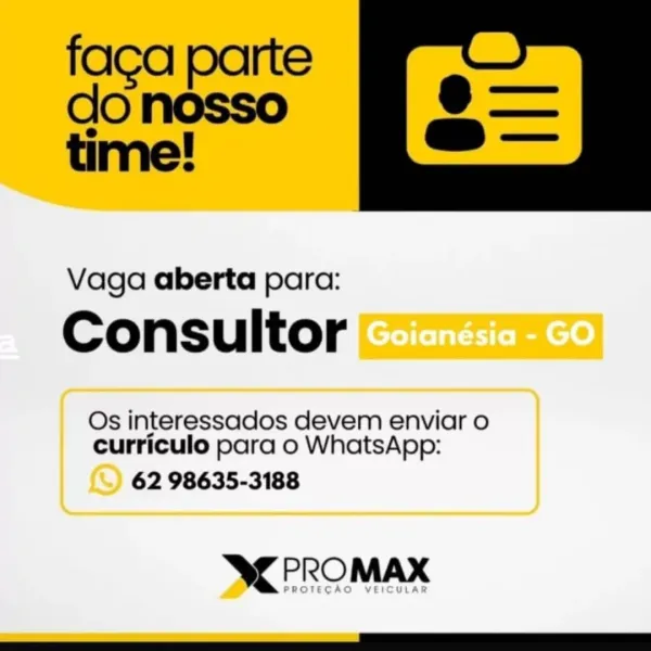 faga parte =
=~ is

Vaga aberta para:

Consultor

 

Os interessados devem enviar o
curriculo para o WhatsApp:

62 98635-3188

YW PROMAX

ROTECAO VE! faga parte =
do nosso PS
time!

Vaga aberta para:

Consultor

 

Os interessados devem enviar o
curriculo para o WhatsApp:

62 98635-3188

YWPROMAX faga parte =
= is=

Vaga aberta para:

Consultor

 

Os interessados devem enviar o
curriculo para o WhatsApp:

62 98635-3188

YW PROMAX

ROTECAO € faga parte =
do nosso PS
time!

Vaga aberta para:

Consultor

 

Os interessados devem enviar o
curriculo para o WhatsApp:

62 98635-3188

NEPROMAX faga parte =
ee BS

Vaga aberta para:

Consultor

 

Os interessados devem enviar o
curriculo para o WhatsApp:

62 98635-3188

YW PROMAX

ROTECAO VEI faga parte =
do nosso =
time!

Vaga aberta para:

Consultor

 

Os interessados devem enviar o
curriculo para o WhatsApp:

62 98635-3188

YW PROMAX Vaga aberta para:

Consultor

Os interessados devem enviar o
curriculo para o WhatsApp:

© 62 98635-3188
...